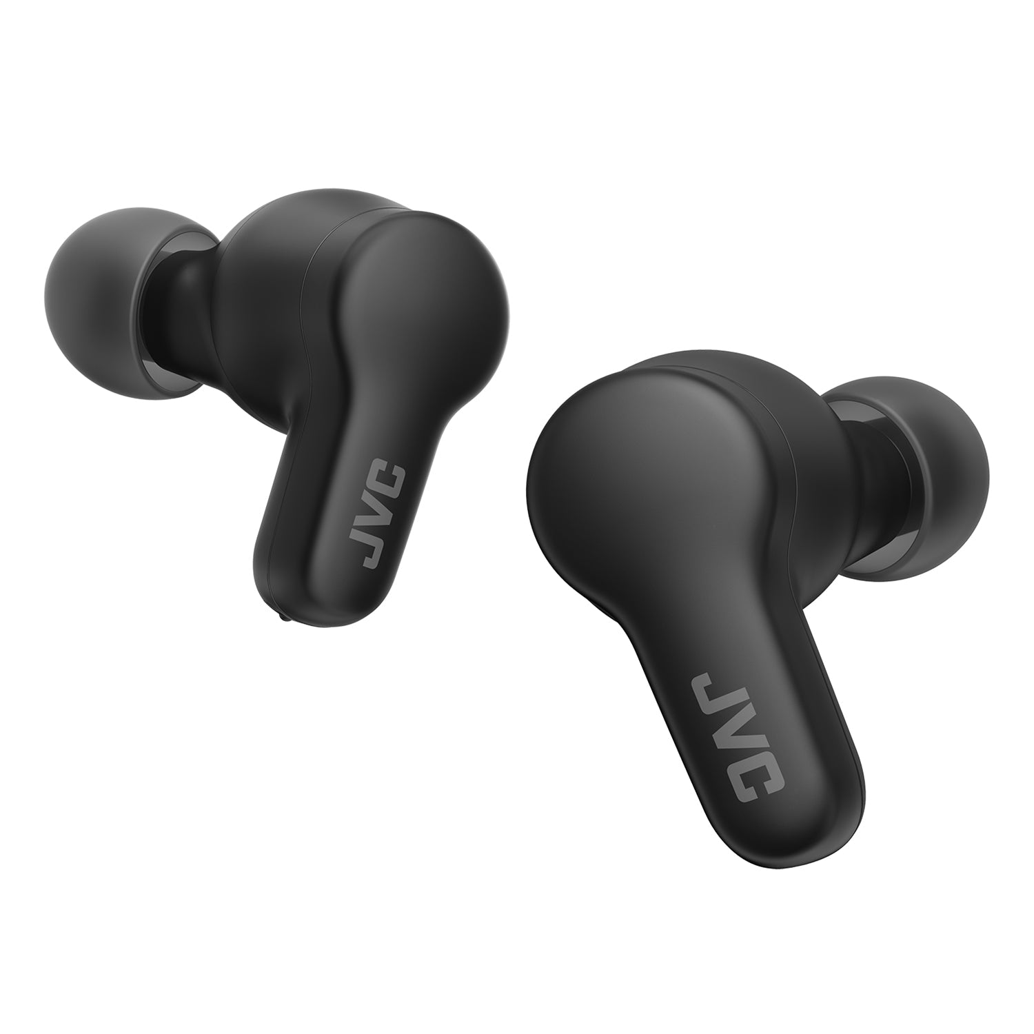 JVC HA-A7T2-B - Écouteurs Intra-Auriculaires Gumy, Bluetooth 5.3, Boitier de Recharge et Commandes Tactiles, Noir - Simple Boutique
