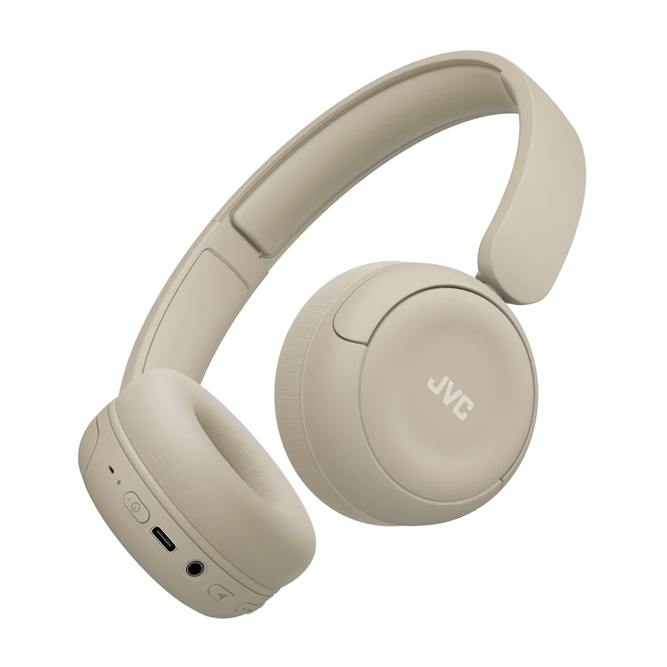 JVC HA-S59W-C Écouteurs Sans Fil Bluetooth 5.4 – Beige Mat – Autonomie 50 h, Design Ergonomique - Simple Boutique