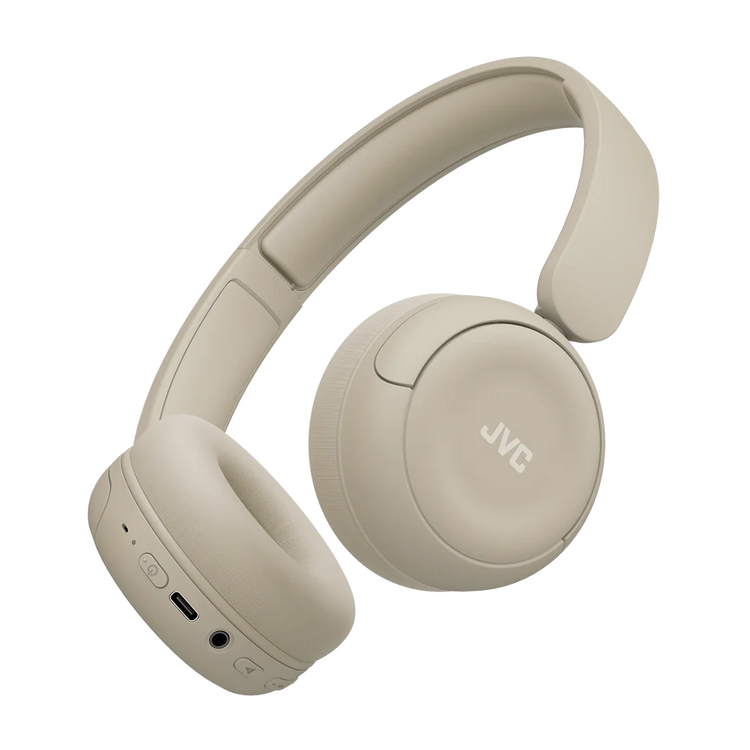 JVC HA-S59W-C Écouteurs Sans Fil Bluetooth 5.4 – Beige Mat – Autonomie 50 h, Design Ergonomique - Simple Boutique