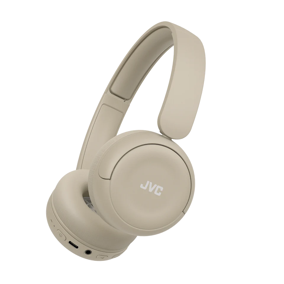 JVC HA-S59W-C Écouteurs Sans Fil Bluetooth 5.4 – Beige Mat – Autonomie 50 h, Design Ergonomique - Simple Boutique