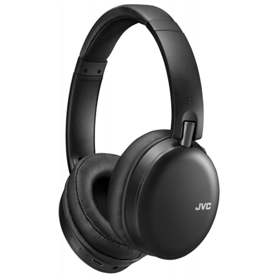 JVC HA-S91N - Casque d'écoute Sans-Fil avec Réduction Active du Bruit, Bluetooth5.0, Microphone et Télécommande Intégrés, Noir