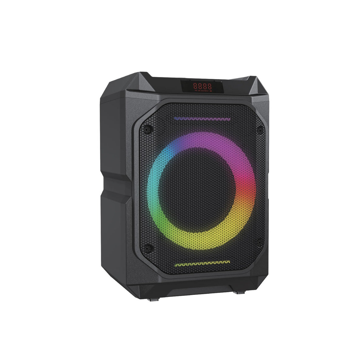 JVC - Haut-Parleur de Fête Sans-Fil Kaboom 45 W, Woofer 6,5 po, Karaoké, Éclairage DEL, IPX5, Noir - Simple Boutique