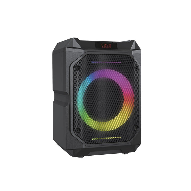 JVC - Haut-Parleur de Fête Sans-Fil Kaboom 45 W, Woofer 6,5 po, Karaoké, Éclairage DEL, IPX5, Noir - Simple Boutique