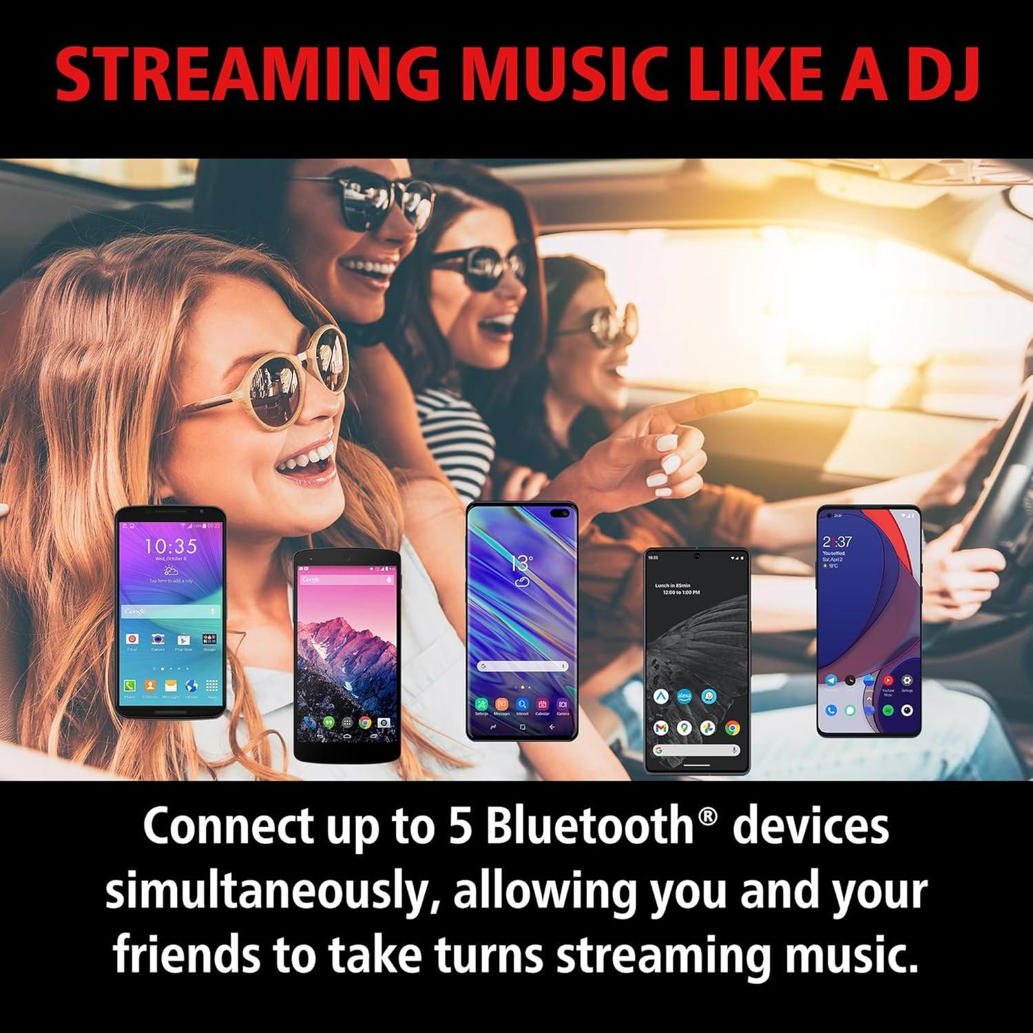 JVC KW-X38MBS – Récepteur Marine Bluetooth, IPX5, SiriusXM Ready, Commande iPod/iPhone, Écran LCD 2 Lignes - Simple Boutique