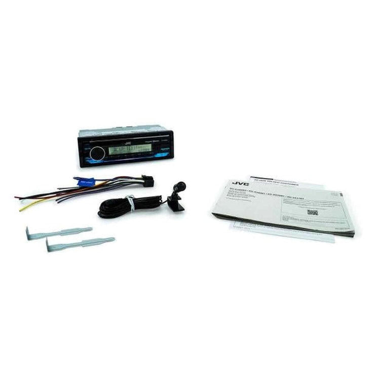 JVC KW-X38MBS – Récepteur Marine Bluetooth, IPX5, SiriusXM Ready, Commande iPod/iPhone, Écran LCD 2 Lignes - Simple Boutique