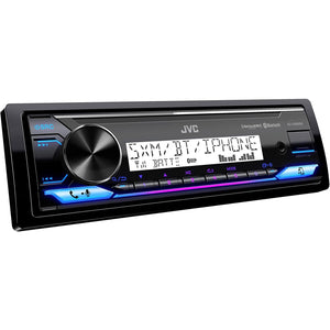 JVC KW-X38MBS – Récepteur Marine Bluetooth, IPX5, SiriusXM Ready, Commande iPod/iPhone, Écran LCD 2 Lignes - Simple Boutique