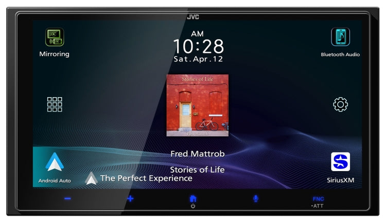 JVC – Récepteur Multimédia 7" HD, Apple CarPlay / Android Auto Sans Fil, Wi-Fi, HDMI, Bluetooth, Compatible SiriusXM - KW-M795BW - Simple Boutique