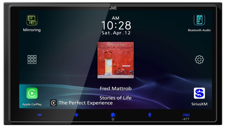 JVC – Récepteur Multimédia 7" HD, Apple CarPlay / Android Auto Sans Fil, Wi-Fi, HDMI, Bluetooth, Compatible SiriusXM - KW-M795BW - Simple Boutique