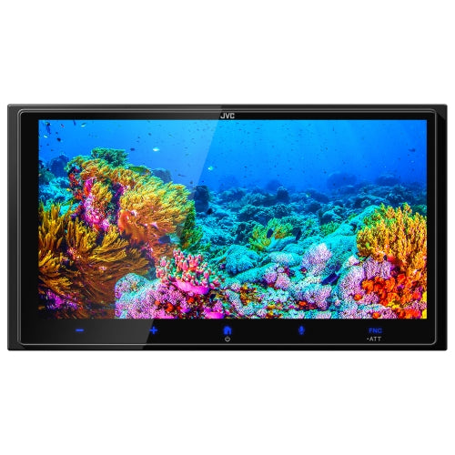 JVC – Récepteur Multimédia 7" HD, Apple CarPlay / Android Auto Sans Fil, Wi-Fi, HDMI, Bluetooth, Compatible SiriusXM - KW-M795BW - Simple Boutique