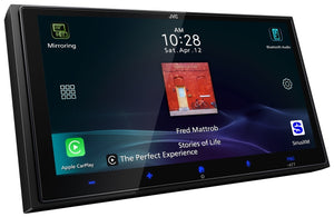 JVC – Récepteur Multimédia 7" HD, Apple CarPlay / Android Auto Sans Fil, Wi-Fi, HDMI, Bluetooth, Compatible SiriusXM - KW-M795BW - Simple Boutique