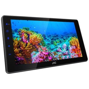 JVC - Récepteur Multimédia Numérique avec Écran Flottant HD de 9 po, Apple CarPlay et Android Auto Sans Fil, HDMI, Pour Voiture, Noir - Simple Boutique