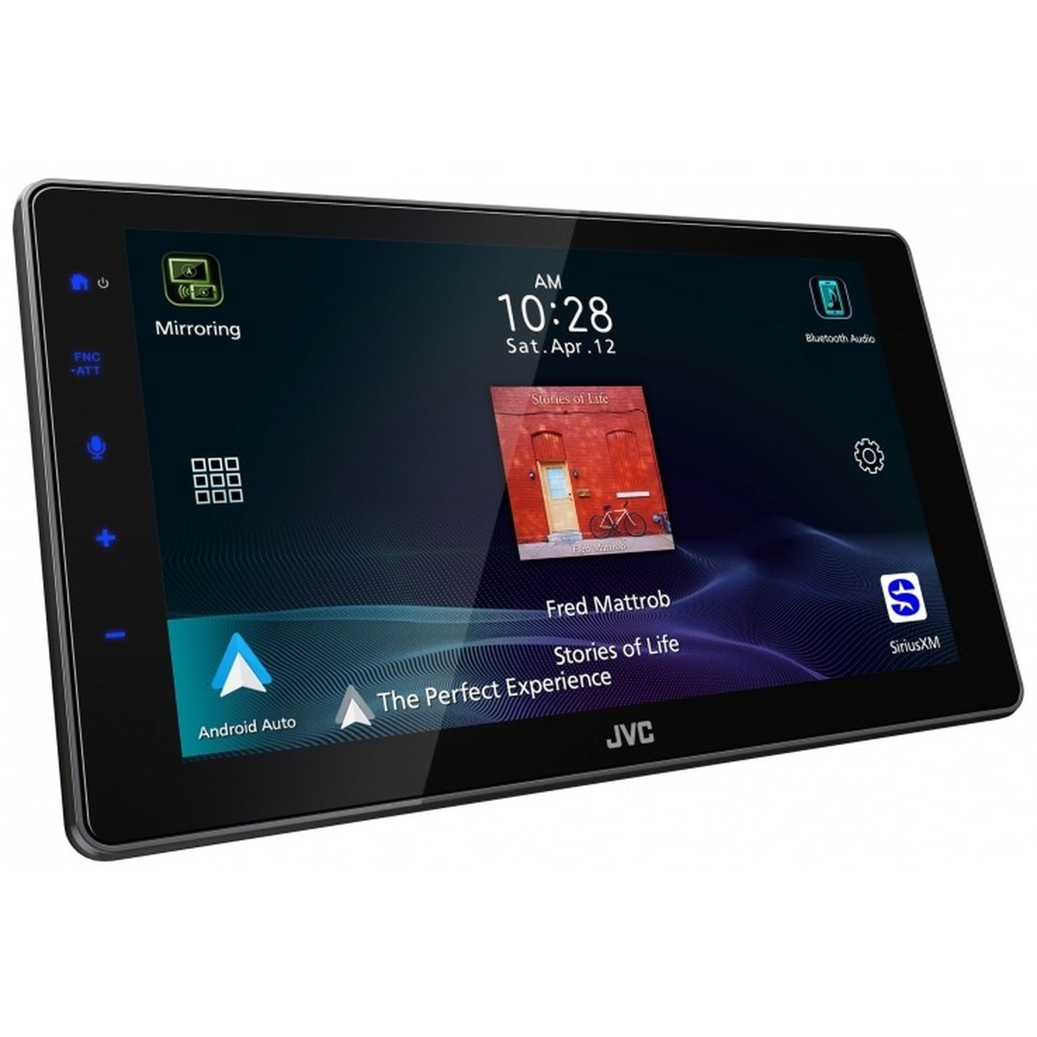 JVC - Récepteur Multimédia Numérique avec Écran Flottant HD de 9 po, Apple CarPlay et Android Auto Sans Fil, HDMI, Pour Voiture, Noir - Simple Boutique