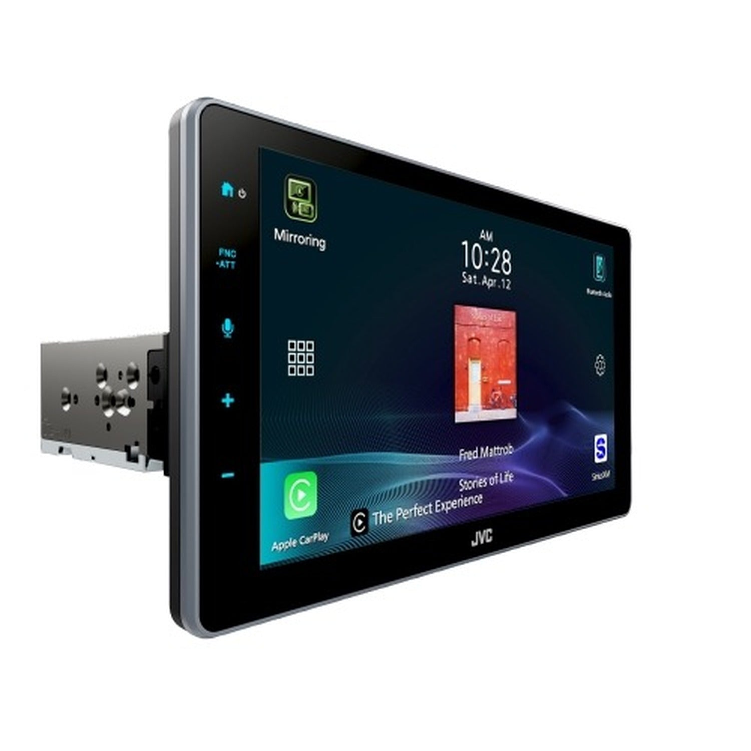 JVC - Récepteur Multimédia Numérique avec Écran Flottant HD de 9 po, Apple CarPlay et Android Auto Sans Fil, HDMI, Pour Voiture, Noir - Simple Boutique