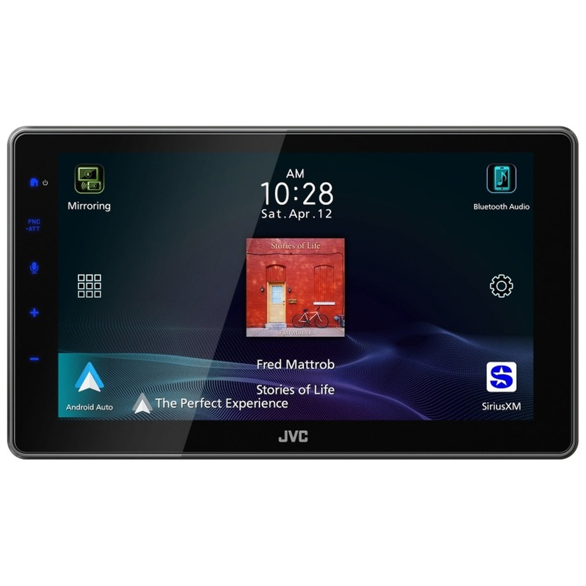 JVC - Récepteur Multimédia Numérique avec Écran Flottant HD de 9 po, Apple CarPlay et Android Auto Sans Fil, HDMI, Pour Voiture, Noir - Simple Boutique