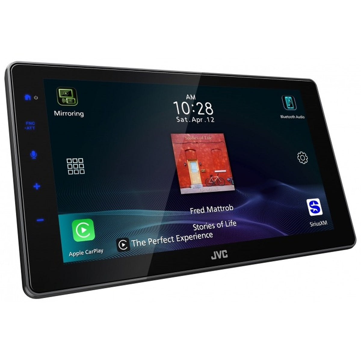JVC - Récepteur Multimédia Numérique avec Écran Flottant HD de 9 po, Apple CarPlay et Android Auto Sans Fil, HDMI, Pour Voiture, Noir - Simple Boutique