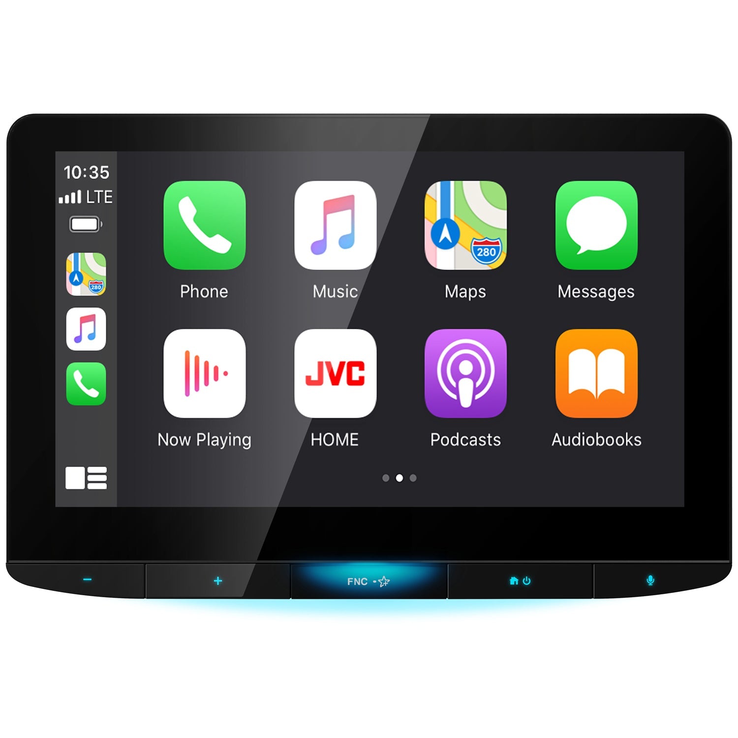 JVC - Récepteur Multimédia Numérique avec Écran Tactile de 10.1", Bluetooth 5.0, Pour Voiture, Noir - Simple Boutique