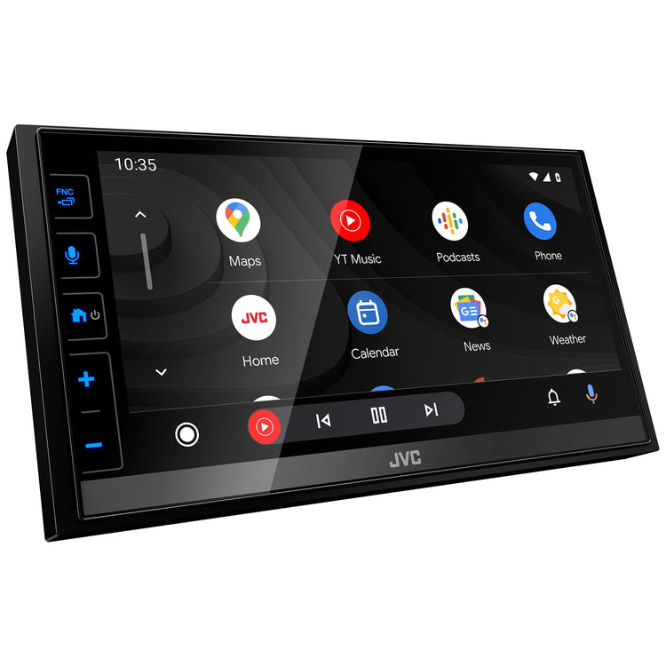 JVC - Récepteur Multimédia Numérique avec Écran Tactile de 6.8", Bluetooth, Pour Voiture, Noir - Simple Boutique