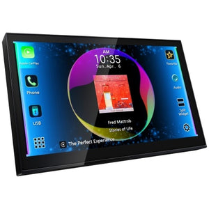JVC - Récepteur Multimédia de Remplacement Direct avec Écran HD de 8 po, Apple CarPlay et Android Auto Sans Fil, Pour Voiture, Noir - Simple Boutique