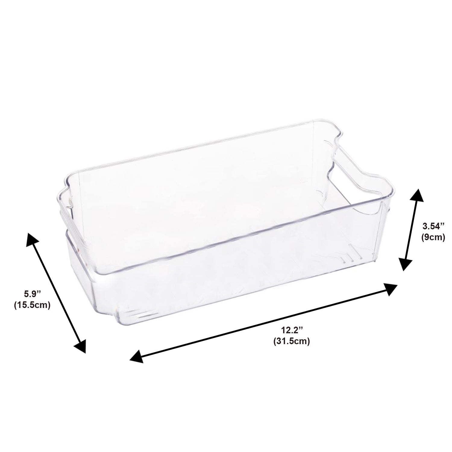 Jessar - Ensemble de 2 Organisateurs de Rangement pour Réfrigérateur ou Congélateur, 31.5 X 15.5 X 9cm - Simple Boutique