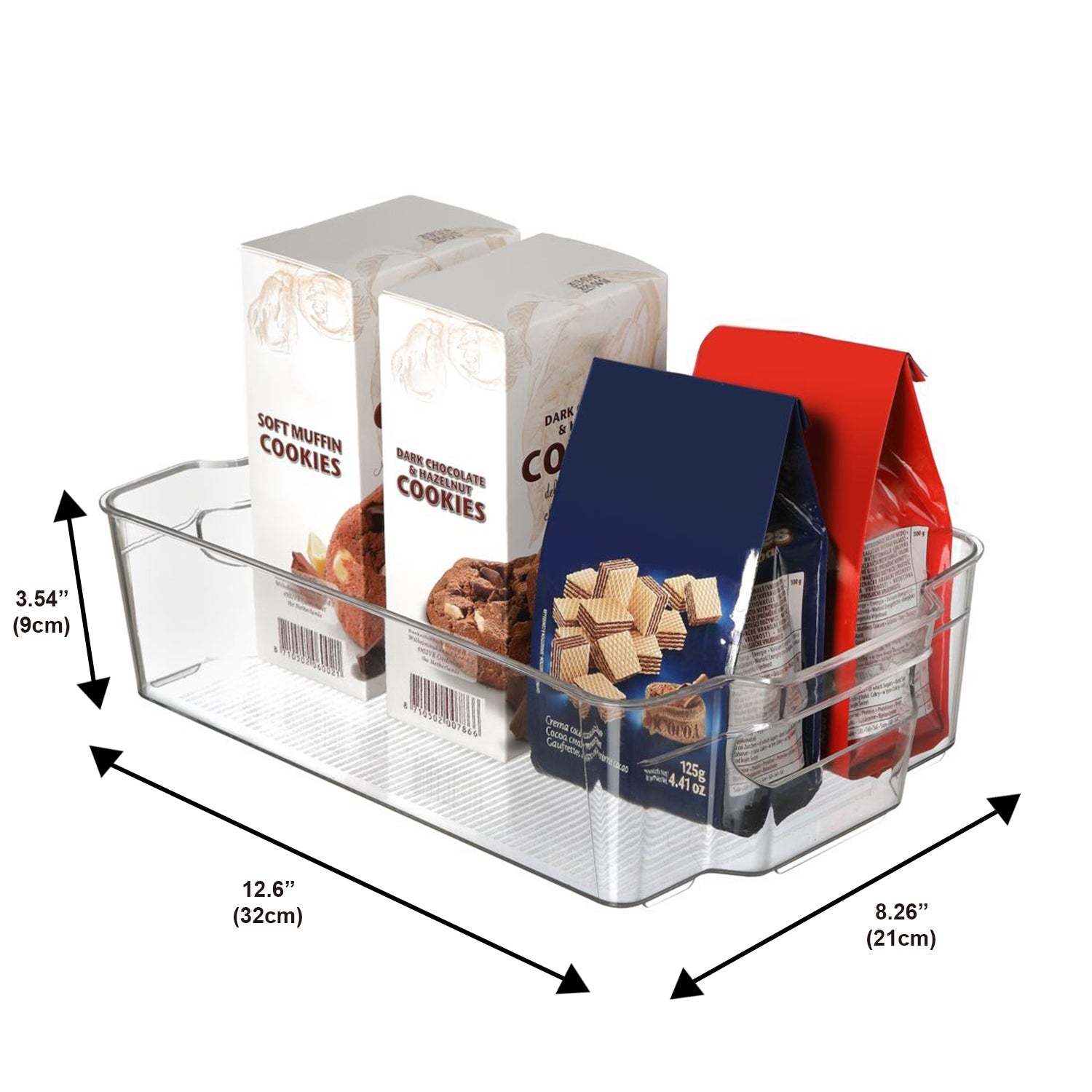 Jessar - Ensemble de 2 Organisateurs de Rangement pour Réfrigérateur ou Congélateur, 32 X 21 X 9cm - Simple Boutique