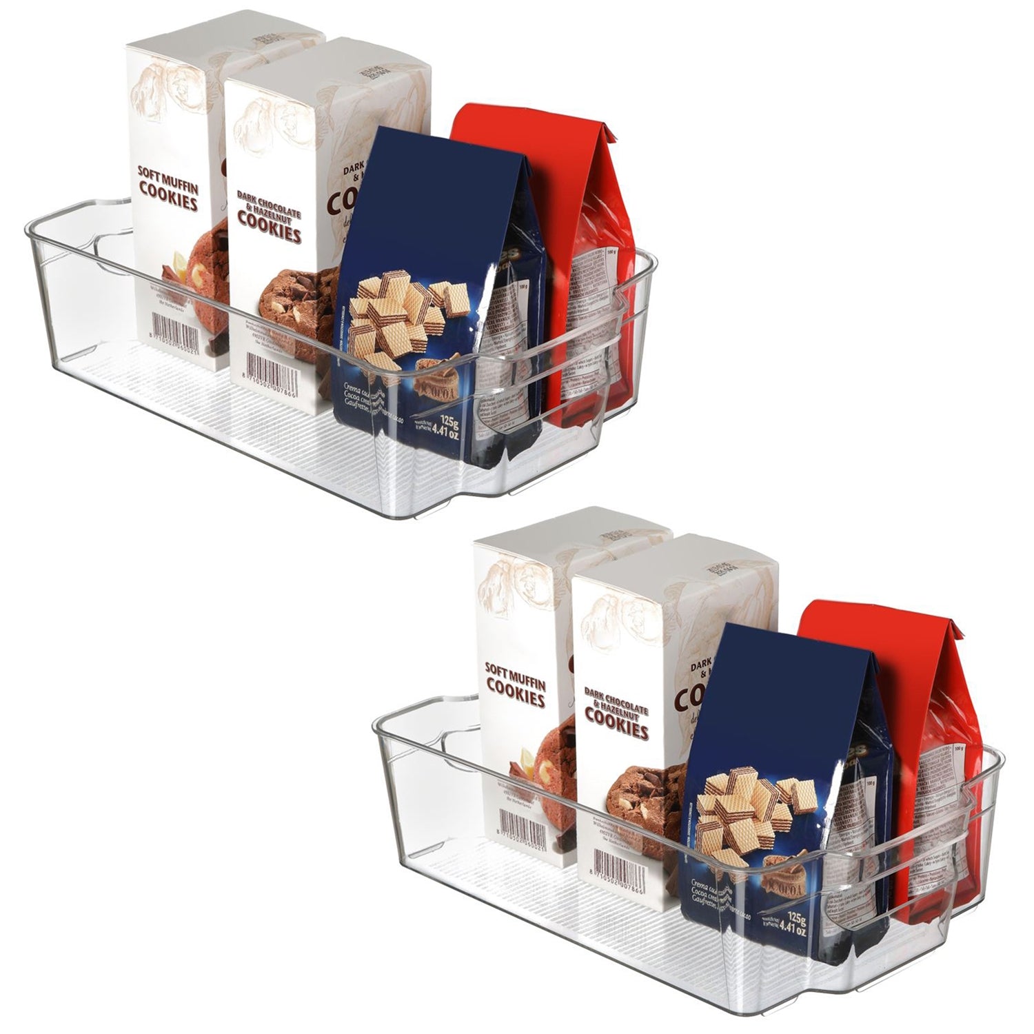 Jessar - Ensemble de 2 Organisateurs de Rangement pour Réfrigérateur ou Congélateur, 32 X 21 X 9cm - Simple Boutique
