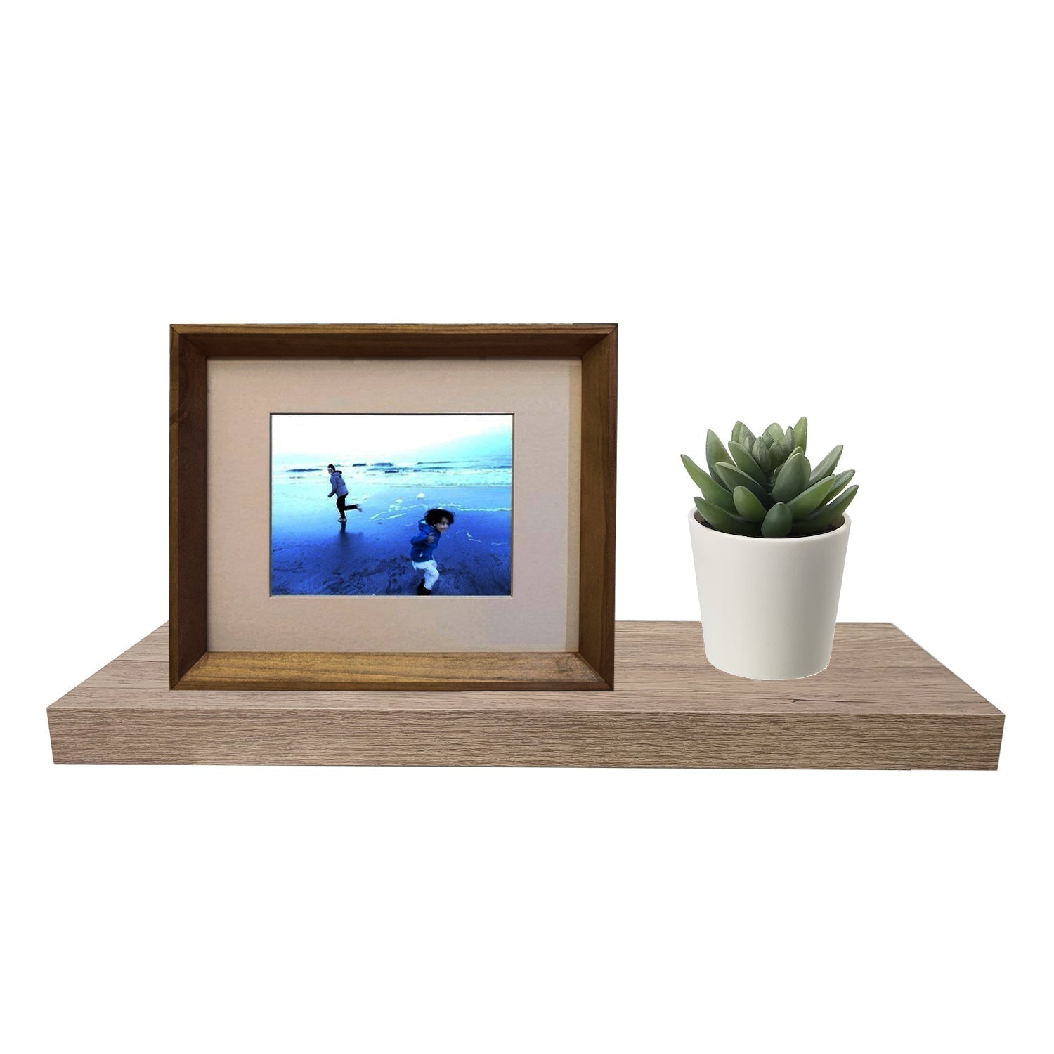 Jessar - Ensemble de 3 Tablettes Flottantes Murales, 23.6" x 9.25" x 1.5" , Naturel - Simple Boutique