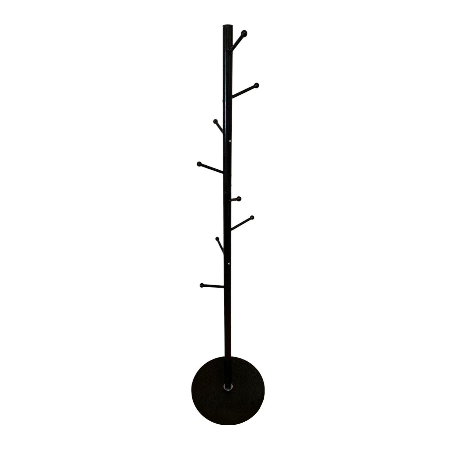 Jessar - Patère/Porte-Manteaux, 40cm x 40cm x 173cm, Noir - Simple Boutique