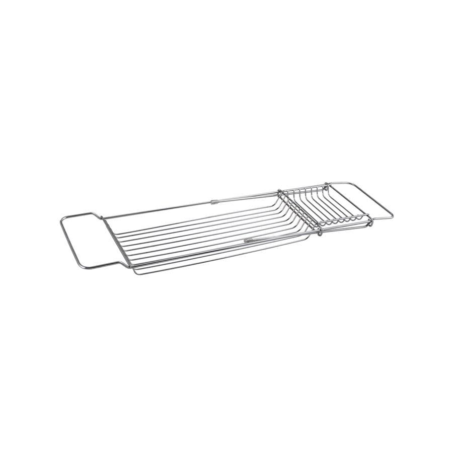 Jessar - Plateau Pour Le Bain Ajustable S'adaptant à la Plupart des Baignoires, Argenté - Simple Boutique