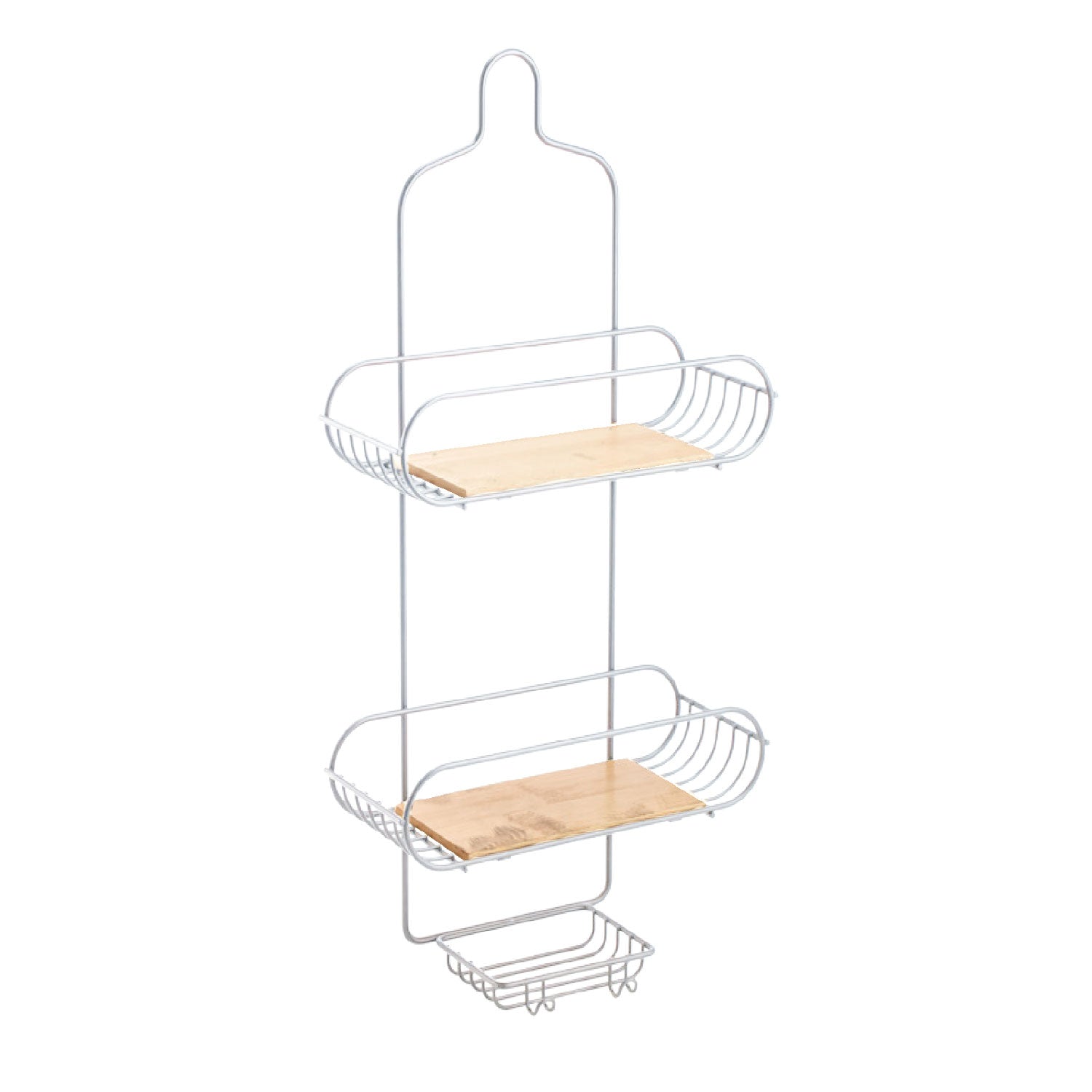 Jessar - Support Suspendu pour Accessoires de Douche, Argenté - Simple Boutique