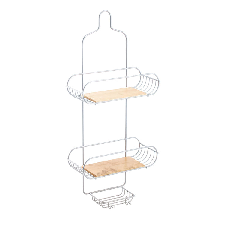 Jessar - Support Suspendu pour Accessoires de Douche, Argenté - Simple Boutique