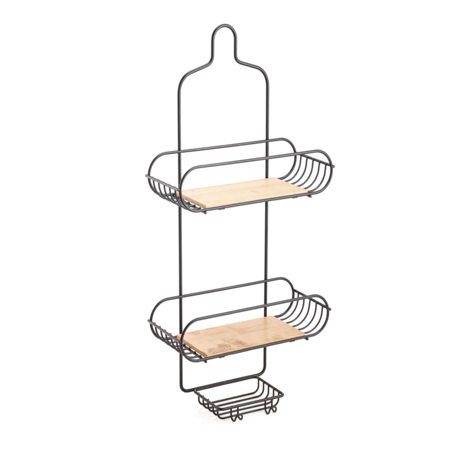 Jessar - Support Suspendu pour Accessoires de Douche, Noir - Simple Boutique