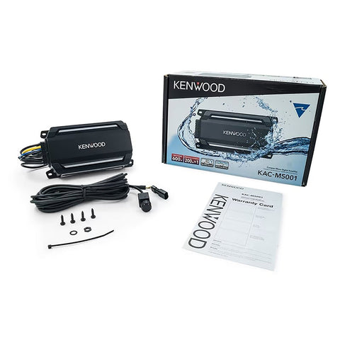 Kenwood - Amplificatieur Numérique Mono Compact Marine/Motorsport, Imperméable et Anti-poussière