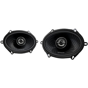 Kenwood - Haut-Parleurs de Voiture Ovales de 5 x 7 po à 2 Voies, Série Performance, 320 W, la Paire, Noir - Simple Boutique