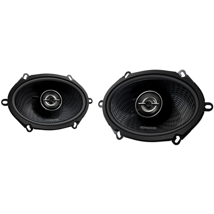 Kenwood - Haut-Parleurs de Voiture Ovales de 5 x 7 po à 2 Voies, Série Performance, 320 W, la Paire, Noir - Simple Boutique
