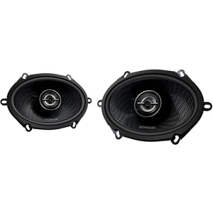Kenwood - Haut-Parleurs de Voiture Ovales de 5 x 7 po à 2 Voies, Série Performance, 320 W, la Paire, Noir - Simple Boutique