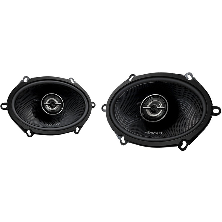 Kenwood - Haut-Parleurs de Voiture Ovales de 5 x 7 po à 2 Voies, Série Performance, 320 W, la Paire, Noir - Simple Boutique