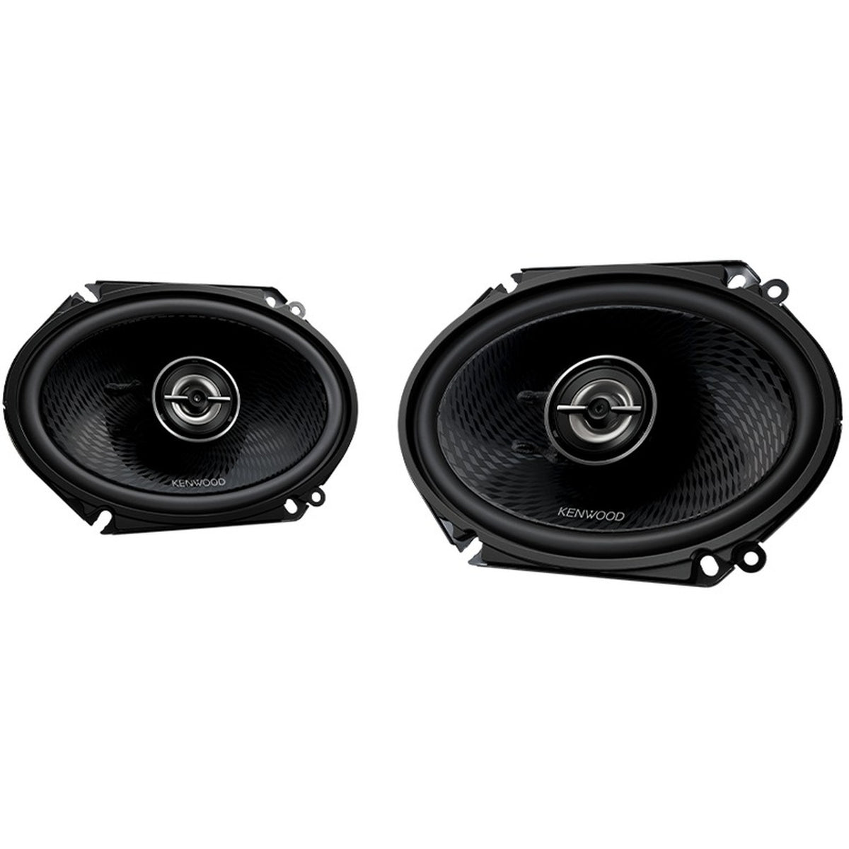 Kenwood - Haut-Parleurs de Voiture Ovales de 6 x 8 po à 2 Voies, Série Performance, 360 W, la Paire, Noir - Simple Boutique