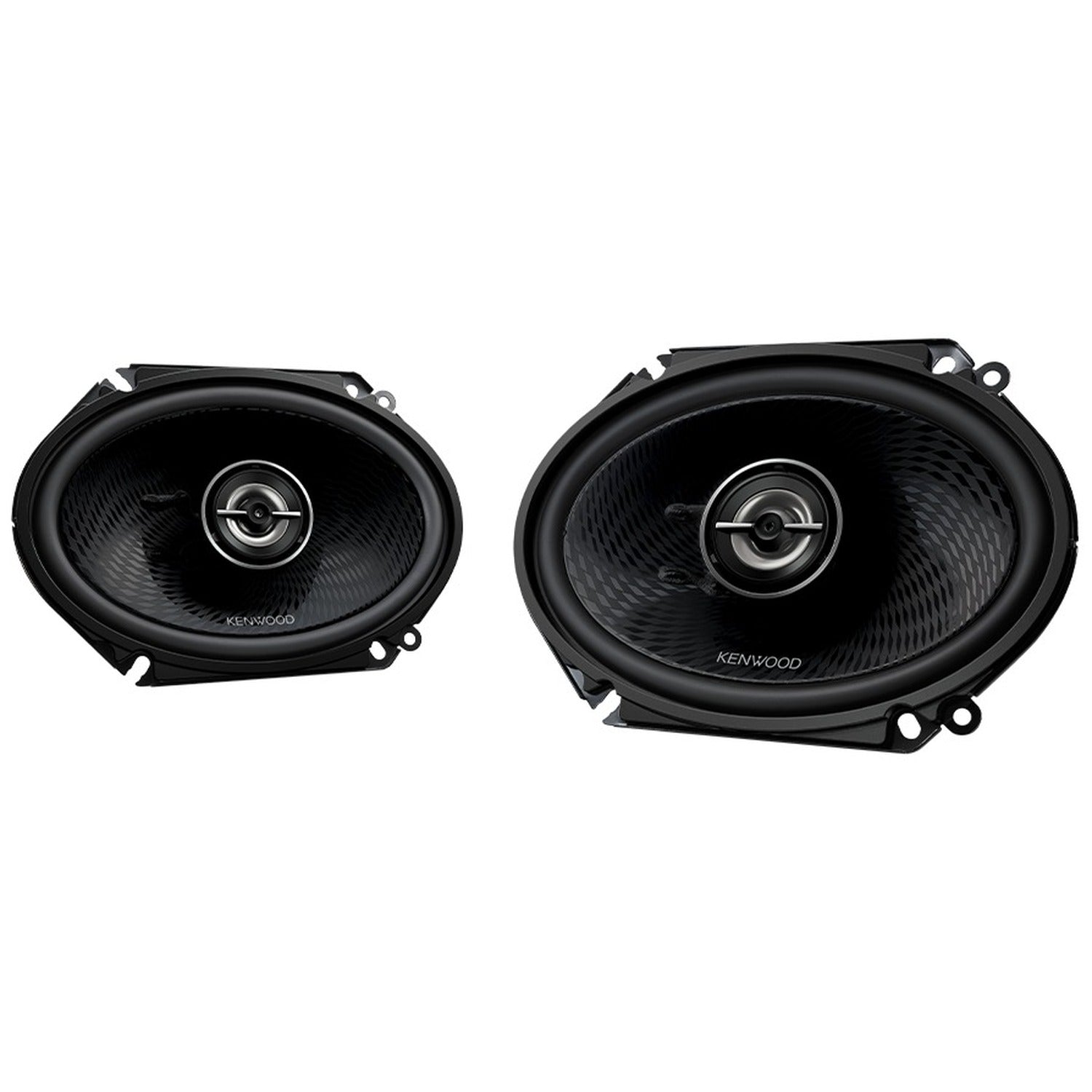 Kenwood - Haut-Parleurs de Voiture Ovales de 6 x 8 po à 2 Voies, Série Performance, 360 W, la Paire, Noir - Simple Boutique
