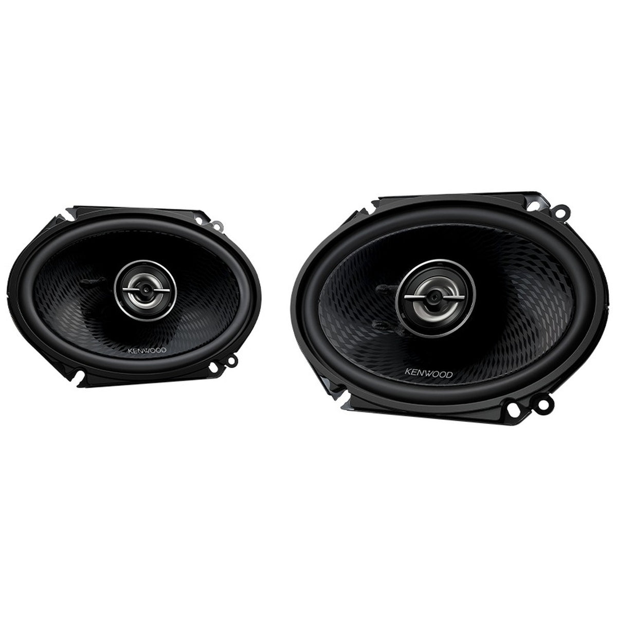 Kenwood - Haut-Parleurs de Voiture Ovales de 6 x 8 po à 2 Voies, Série Performance, 360 W, la Paire, Noir - Simple Boutique