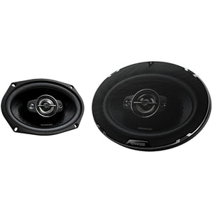 Kenwood - Haut-Parleurs de Voiture Ovales de 6 x 9 po à 4 Voies, Série Performance, 670 W, la Paire, Noir - Simple Boutique