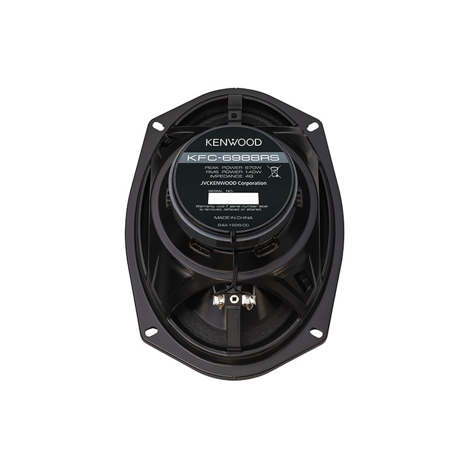 Kenwood - Haut-Parleurs de Voiture Ovales de 6 x 9 po à 4 Voies, Série Performance, 670 W, la Paire, Noir - Simple Boutique