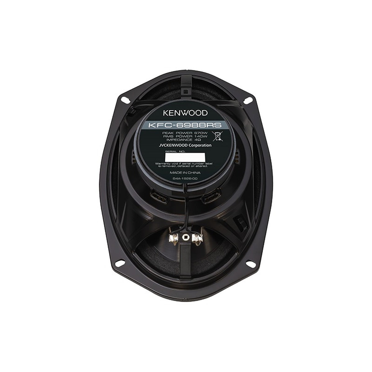 Kenwood - Haut-Parleurs de Voiture Ovales de 6 x 9 po à 4 Voies, Série Performance, 670 W, la Paire, Noir - Simple Boutique