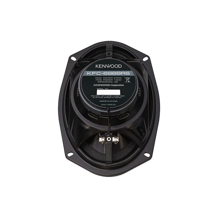 Kenwood - Haut-Parleurs de Voiture Ovales de 6 x 9 po à 4 Voies, Série Performance, 670 W, la Paire, Noir - Simple Boutique