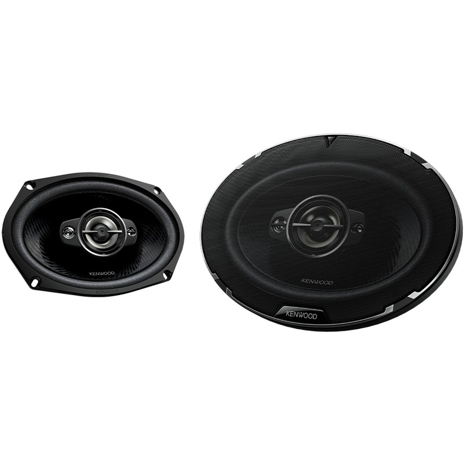 Kenwood - Haut-Parleurs de Voiture Ovales de 6 x 9 po à 4 Voies, Série Performance, 670 W, la Paire, Noir - Simple Boutique