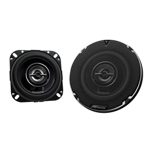 Kenwood - Haut-Parleurs de Voiture Ronds de 4 po à 2 Voies, Série Performance, 240 W, la Paire, Noir - Simple Boutique