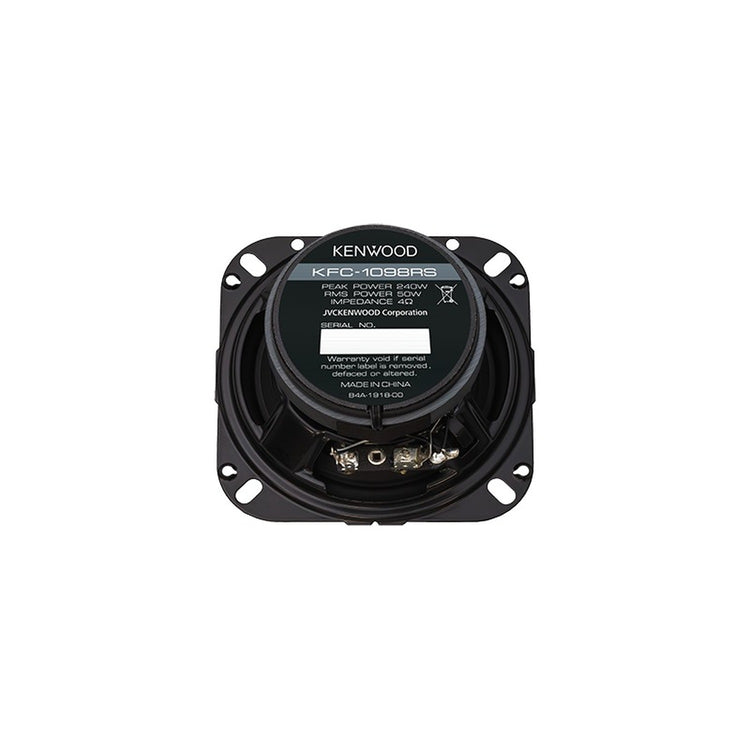 Kenwood - Haut-Parleurs de Voiture Ronds de 4 po à 2 Voies, Série Performance, 240 W, la Paire, Noir - Simple Boutique