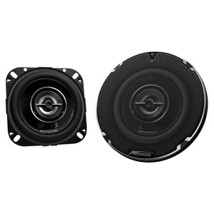 Kenwood - Haut-Parleurs de Voiture Ronds de 4 po à 2 Voies, Série Performance, 240 W, la Paire, Noir - Simple Boutique