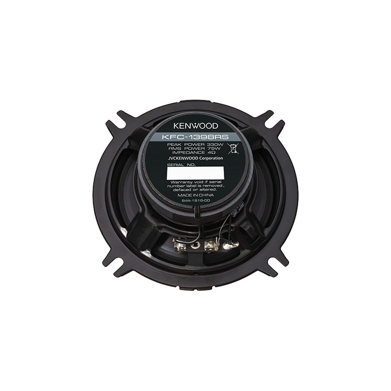 Kenwood - Haut-Parleurs de Voiture Ronds de 5,25 po à 2 Voies, Série Performance, 330 W, la Paire, Noir - Simple Boutique