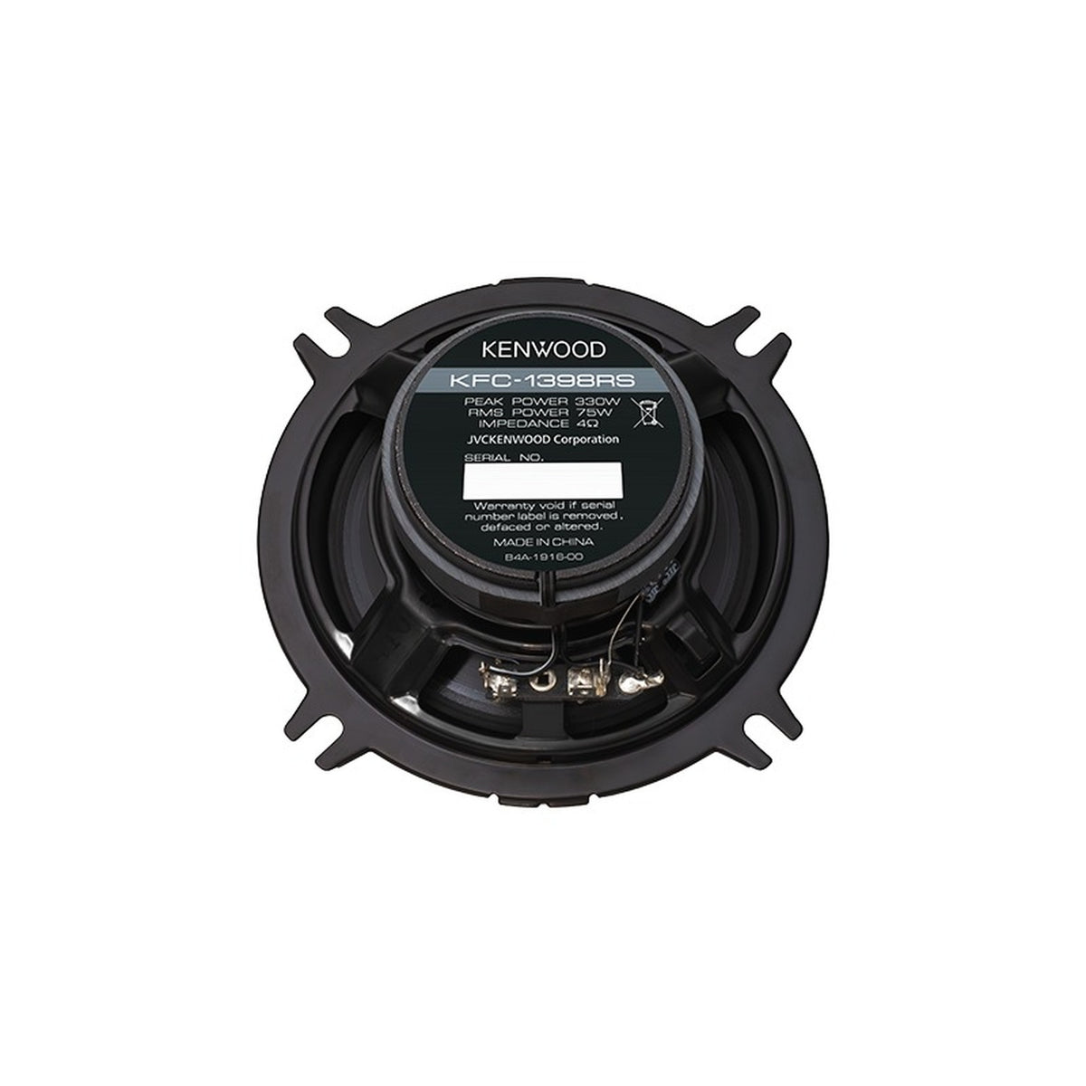 Kenwood - Haut-Parleurs de Voiture Ronds de 5,25 po à 2 Voies, Série Performance, 330 W, la Paire, Noir - Simple Boutique