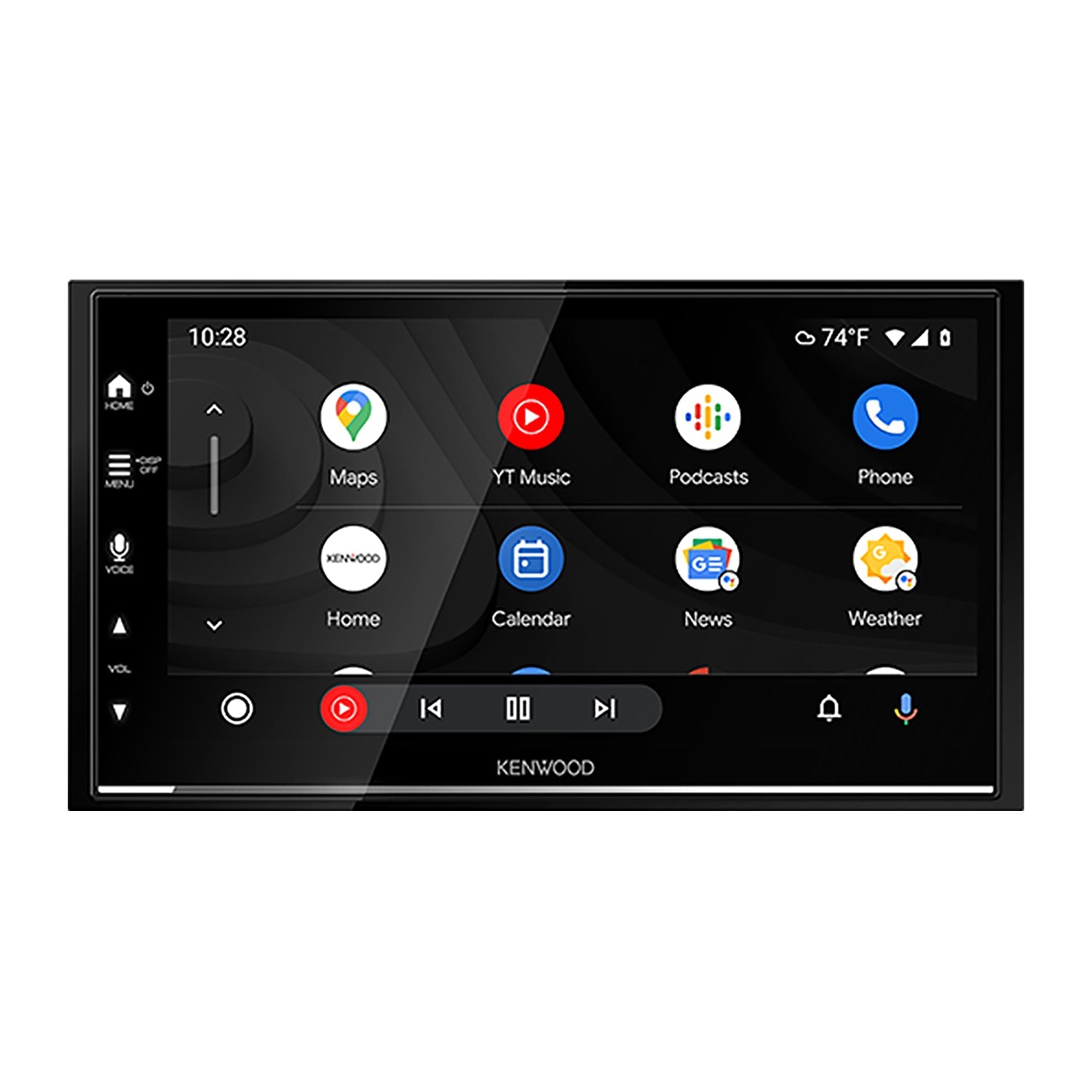 Kenwood - Récepteur Multimédia Numérique Avec Écran Tactile de 6.8", Bluetooth 4.2, Pour Voiture, Noir - Simple Boutique